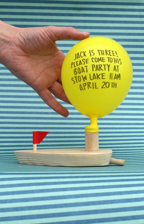  blog . I made cute invitations for a boat party. Go here to see how