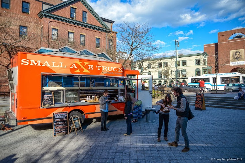 Small Axe Food Truck in Congress Square Portland, Maine Dining May 2014 Photo by Corey Templeton