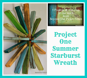 5 projects in a week starburst summer wreath http://bec4-beyondthepicketfence.blogspot.com/2014/05/5-projects-in-week-project-1-starburst.html