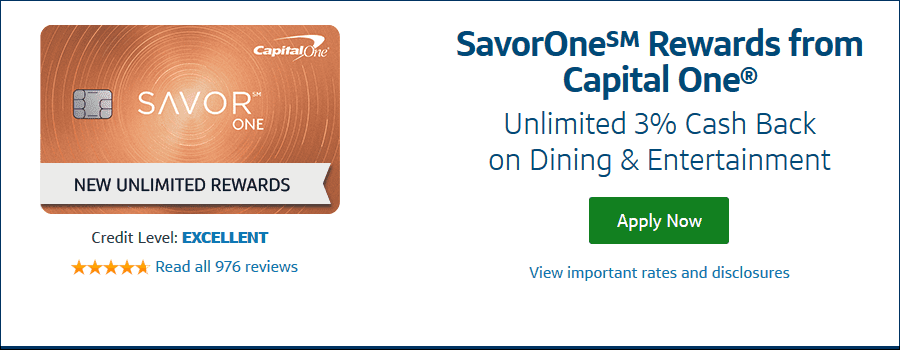 SavorOne℠ Rewards Credit Card from Capital One®