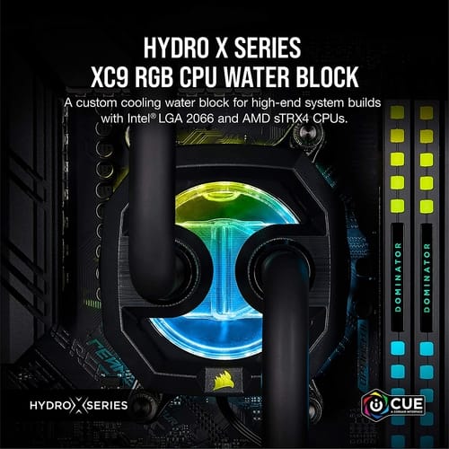 Corsair CX-9010009-WW Hydro X Series XC9 RGB CPU Water Block