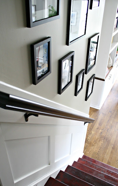 Painting handrail black