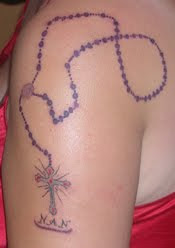 tattoos rosary ideas on foot design