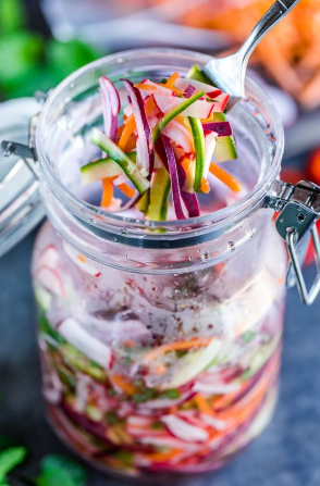Quick Fridge Pickled Vegetable