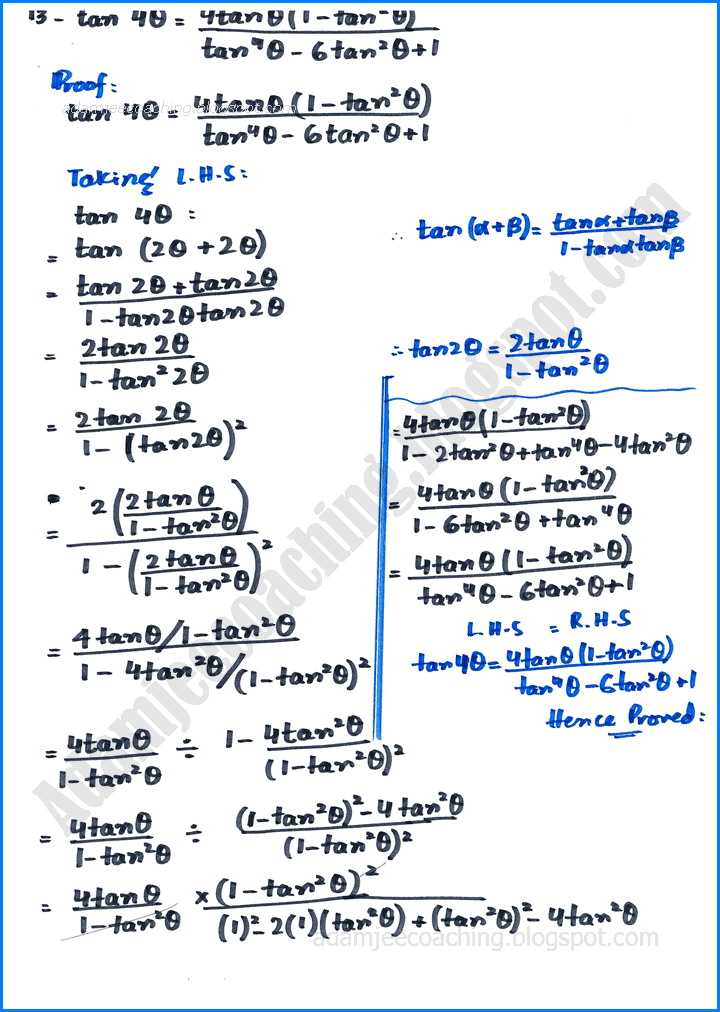 trigonometric-identities-of-sum-and-difference-of-angles-exercise-10-3-mathematics-11th