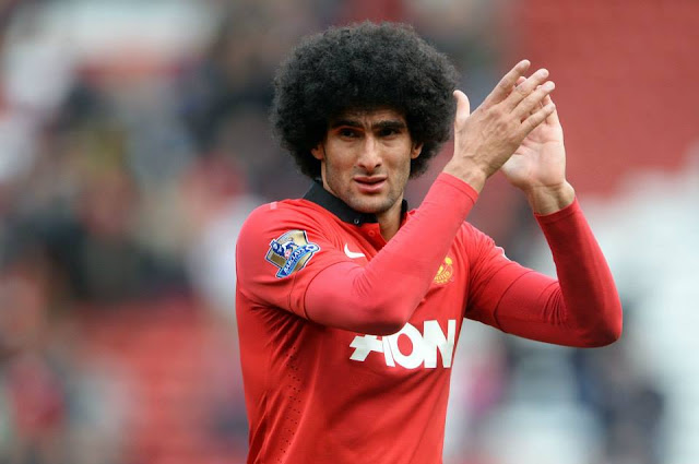 Image Galery, manchester united vs crystal palace, fellaini debut