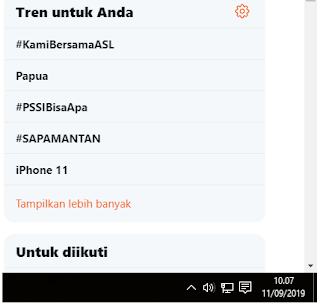 Trending topik twitter