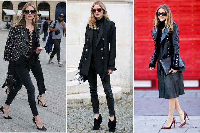 Olivia Palermo  - The Leather Jacket Blog