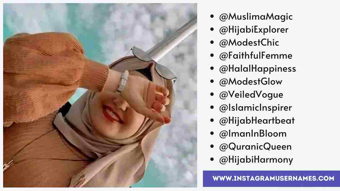 Instagram Usernames for Girls Muslim