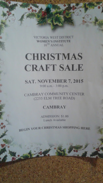 image 2015 Christmas Craft Show- Cambray Kawartha Lakes poter