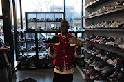 He came by to pick up some Bred and Cool Grey 11's