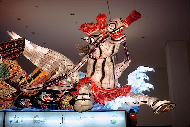 Nebuta Aomory city float, British Museum, London