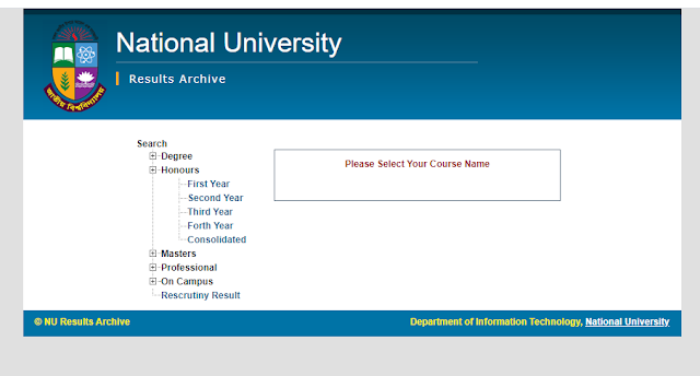 NU Honours 2nd year Result 2020 | nu.ac.bd | BD Result