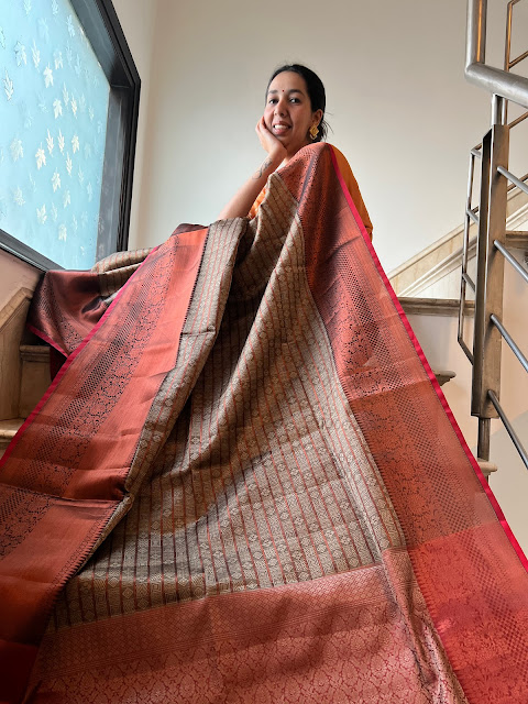 Chanderi silk saree