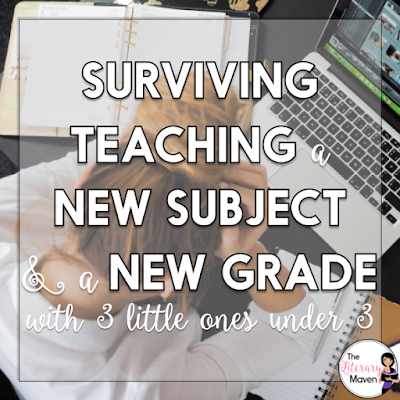 Juggling being a mom and a teacher is hard, and even harder when you are teaching a new grade and a new subject with 6 month old twins and a 2 year old. Here's what I learned, separated into home life and school life, for all you other teacher mamas out there.