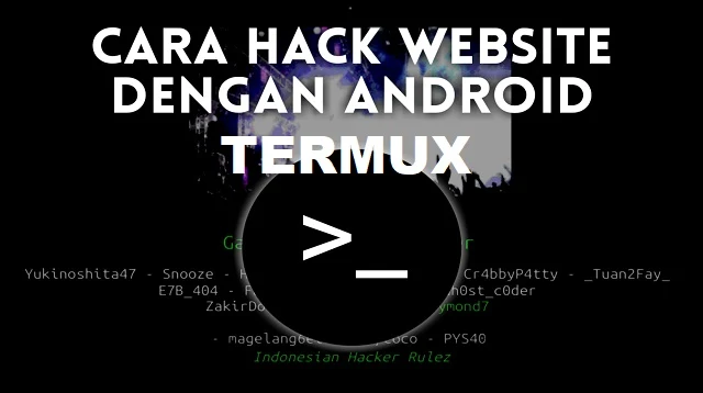 Cara Hack Website dengan Android Termux