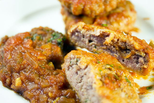 Filetes rusos con tomate