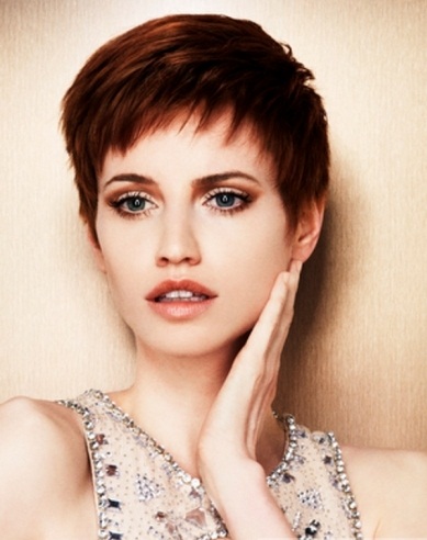 Lovely Short Pixie Hair Style 2014