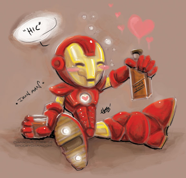 Iron Man the Chibi por SpookyChan