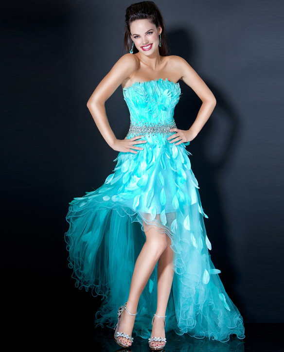 Many Styles Of Prom  Dresses  With Feathers  2012 ambellamy 