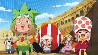 ワンピースアニメ ドレスローザ編 683話 小人族 Dwarves トンタッタ Tontatta | ONE PIECE Episode 683