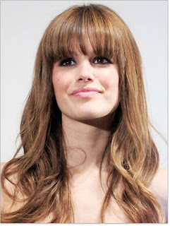 Celebrities with Fringe Haircut Hair Styles