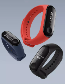 Original Xiaomi Mi band 3 Smart Wristband OLED Display 50M Waterproof Heart Rate Monitor Bracelet - Black