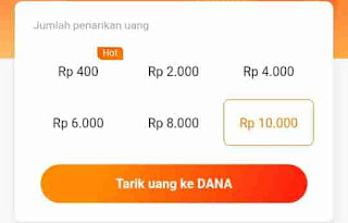 pilih jumlah penarikan uang di helo