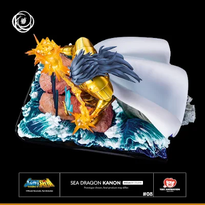 Estatueta de Kanon de Dragão Marinho - Tsume-Art