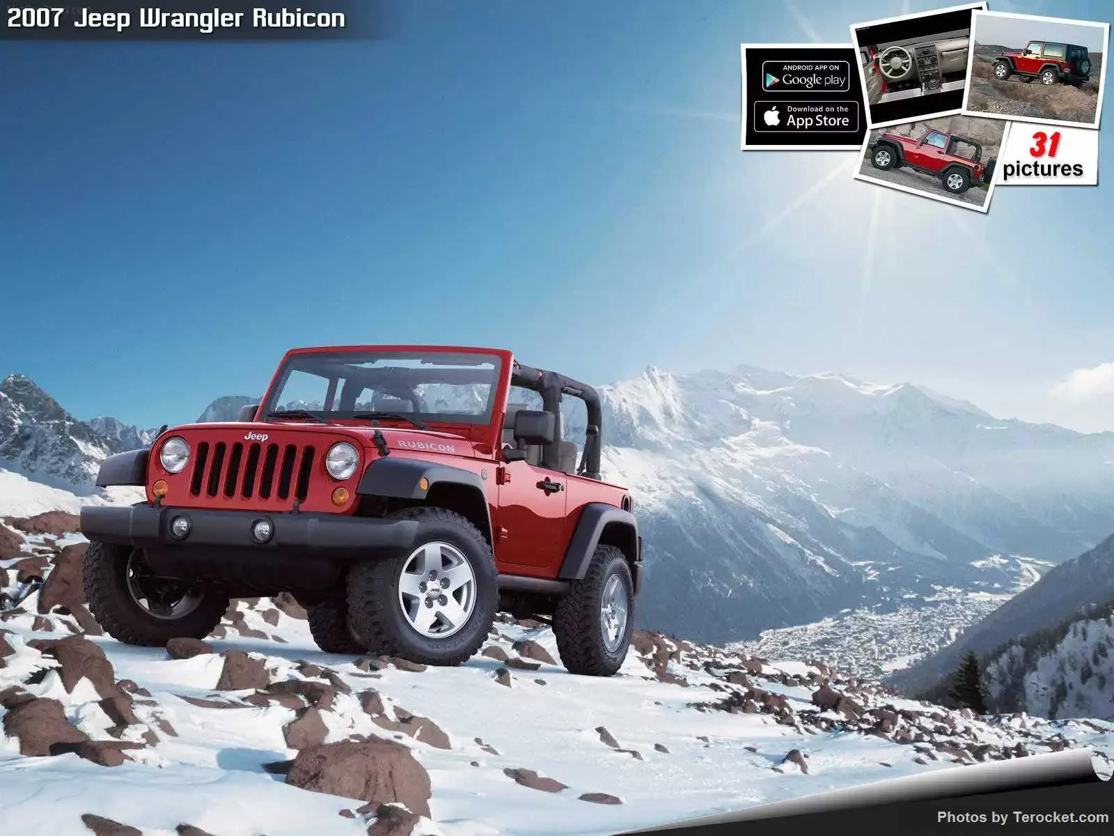 Hình ảnh xe ô tô Jeep Wrangler Rubicon 2007 & nội ngoại thất