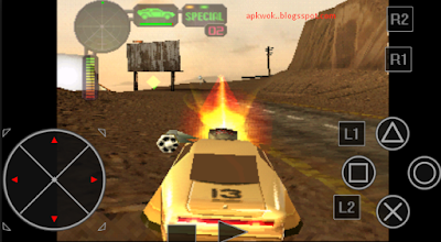  yang pada kesempatan kali ini mau menyebarkan dengan kalian para Gamer sejati yaitu  Download Game Vigilante 8 2nd PPSSPP ISO CSO Android/PC High Compress