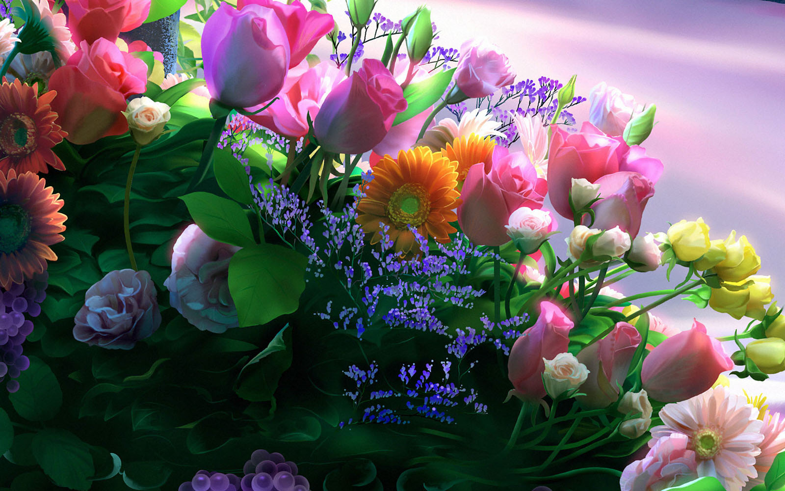 : Windows 7 Flowers Wallpapers, Windows 7Flowers Desktop Wallpapers 