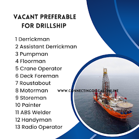  Vacant Preferable for Drillship