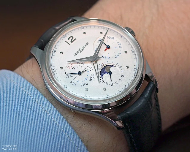 Montblanc Heritage Perpetual Calendar ref. 119925 on the wrist