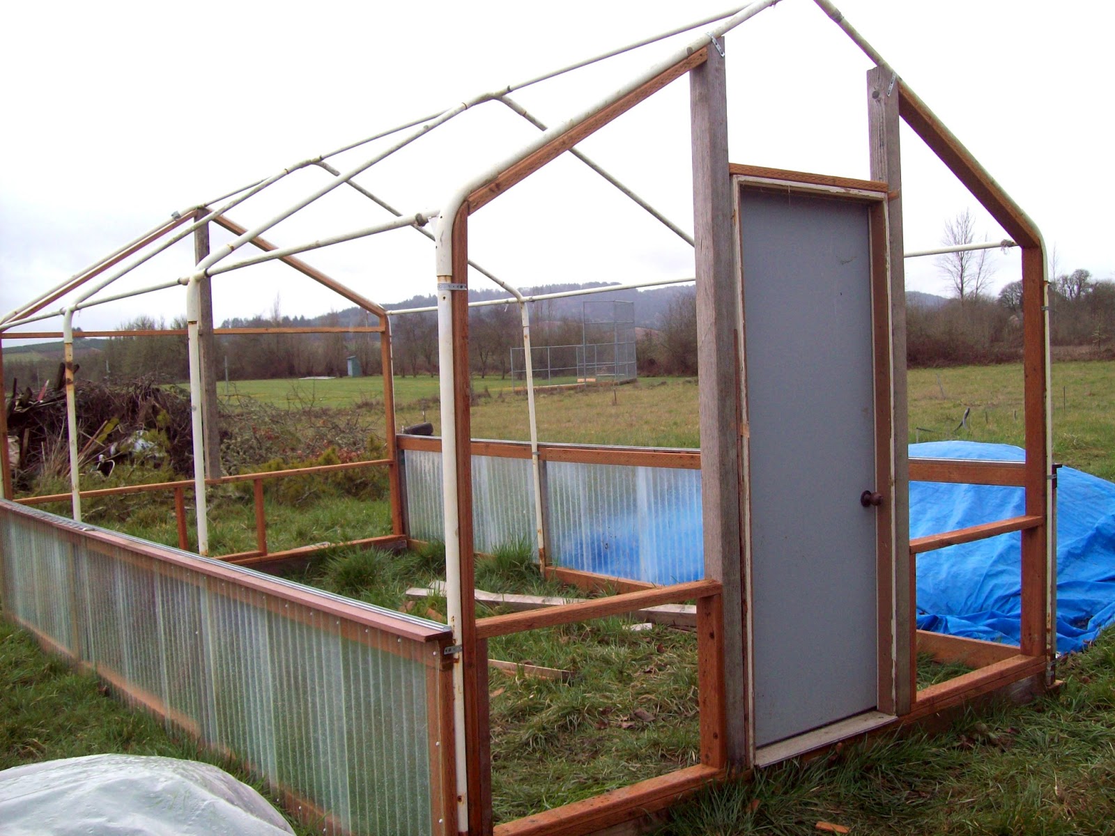  Sharing Gardens Carport Frame Greenhouse Design