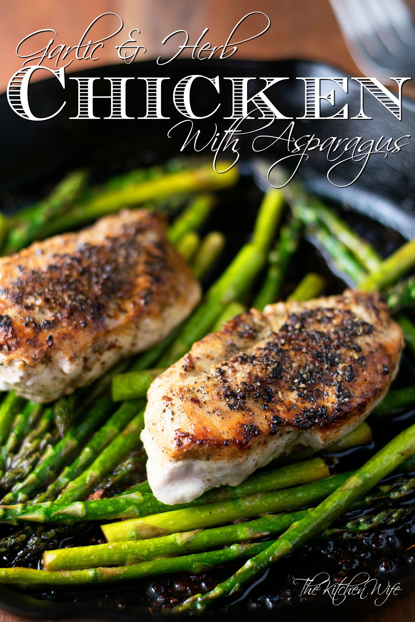 Garlic and Herb Chicken with Asparagus Recipe