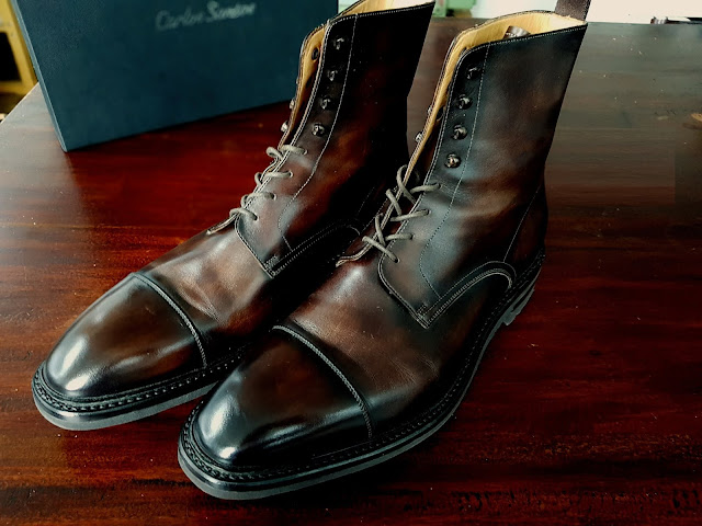 Carlos Santos Jumper Boot in Coimbra Patina