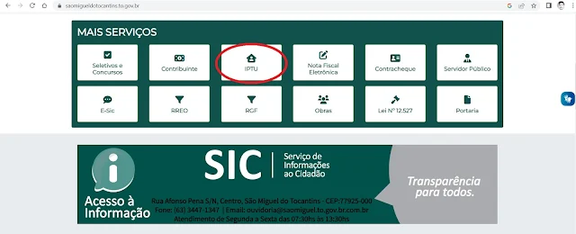 2Via IPTU São Miguel do Tocantins-TO