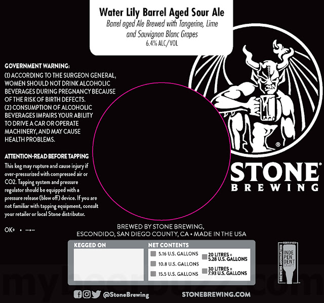 Stone Brewing  Water Lily Barrel Aged Sour Ale 