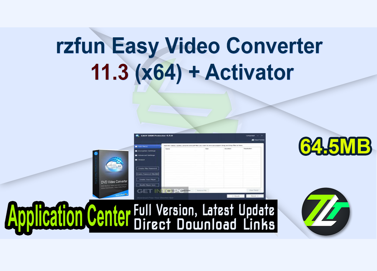 rzfun Easy Video Converter 11.3 (x64) + Activator