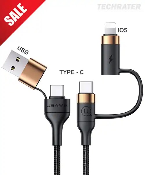 2-in-1 Best Charging Cable for iPhone and Android