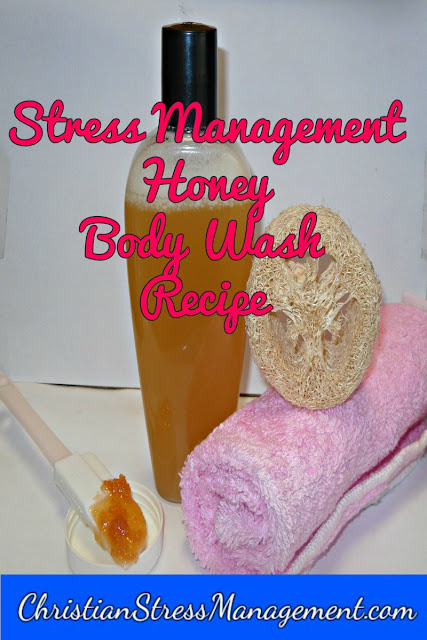 Natural honey body wash recipe for stress management