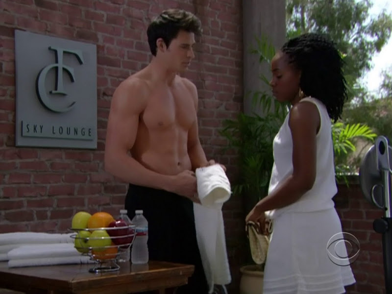 Adam Gregory Shirtless on Bold and the Beautiful 20110701