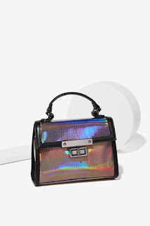 Nila Anthony Hologram At Me Bag - Gunmetal