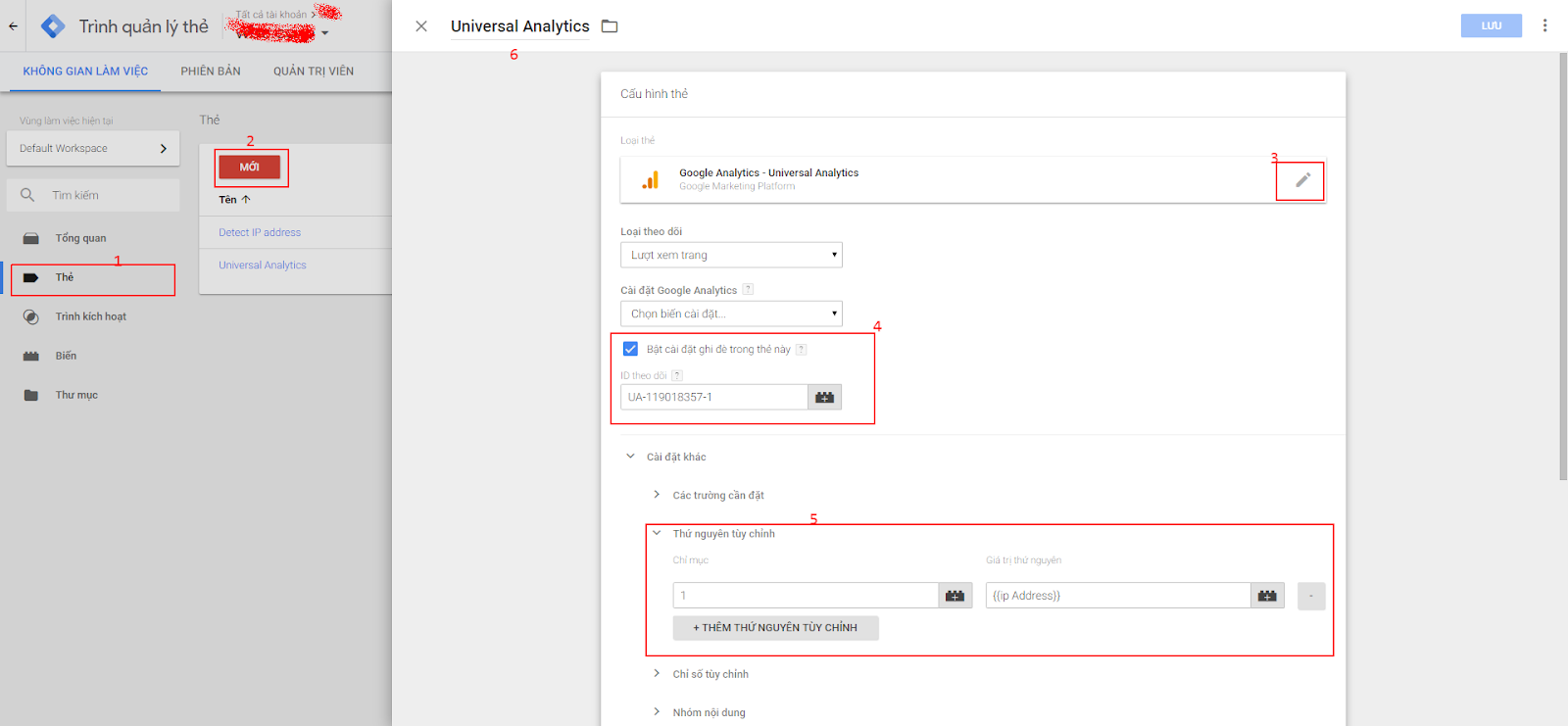 theo dõi ip của khách truy cập google analytics với google tag manager