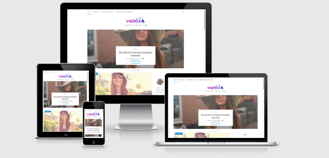 vanilla life style blogger template