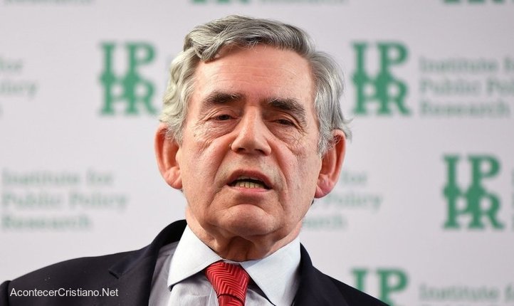 Gordon Brown llama a un gobierno mundial