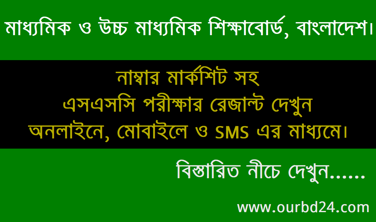 SSC Result 2024 All Education Board Bangladesh