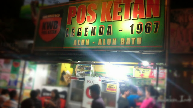 Pos ketan legenda kota batu