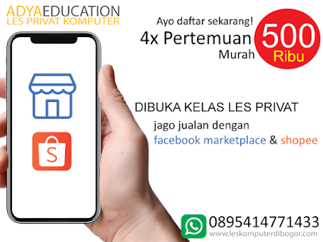 les privat internet marketing di bogor - jago jualan dengan facebook marketplace dan shopee oktober 2020